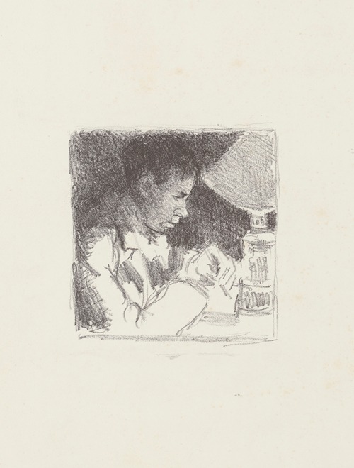 Jeune homme écrivant (portrait de Rodo)