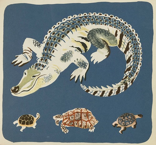 Nouvelles images à colorier, Reptiles Pl.14