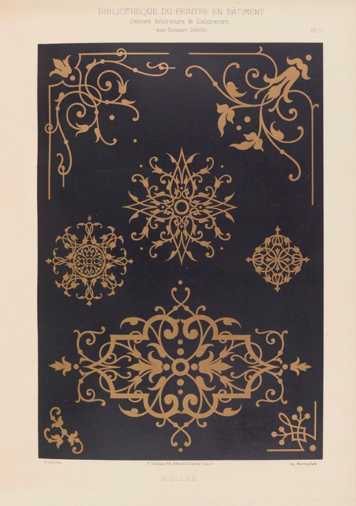 Décors Intérieurs et Extérieurs Pl.11