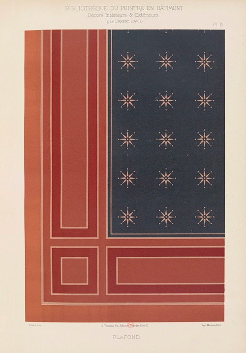 Décors Intérieurs et Extérieurs Pl.12