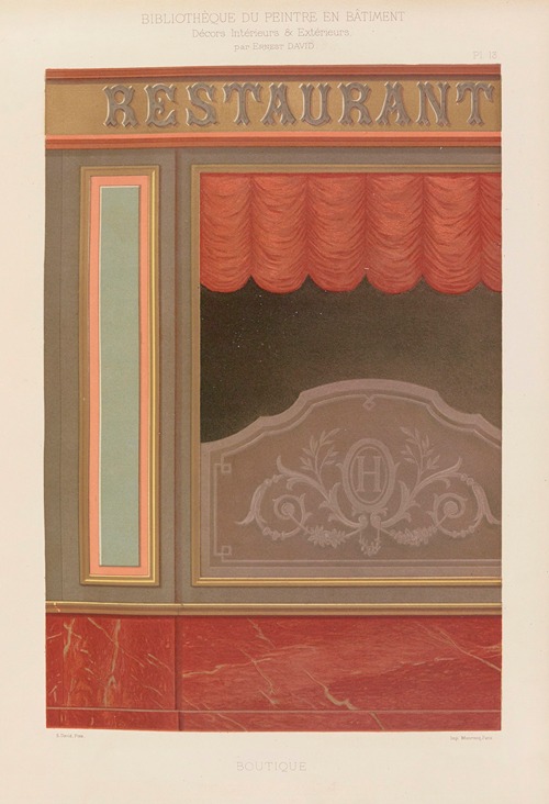 Décors Intérieurs et Extérieurs Pl.13