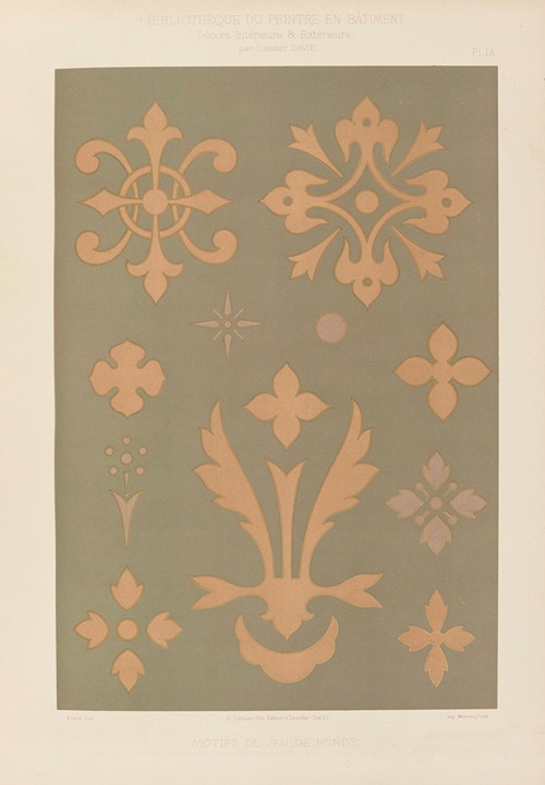 Décors Intérieurs et Extérieurs Pl.18