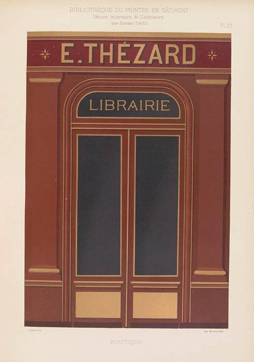 Décors Intérieurs et Extérieurs Pl.27