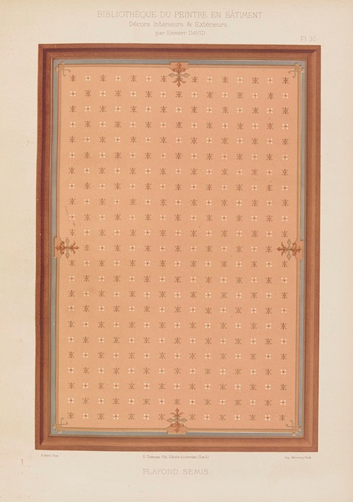 Décors Intérieurs et Extérieurs Pl.30