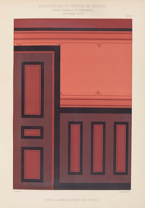 Décors Intérieurs et Extérieurs Pl.32