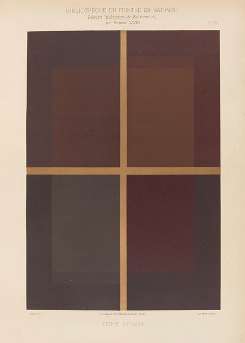 Décors Intérieurs et Extérieurs Pl.33