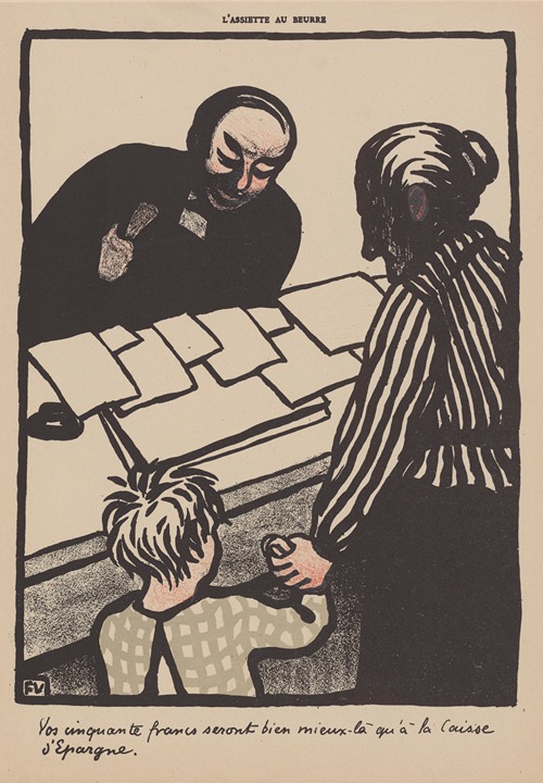 The Bibliophile by Félix Vallotton - Artvee