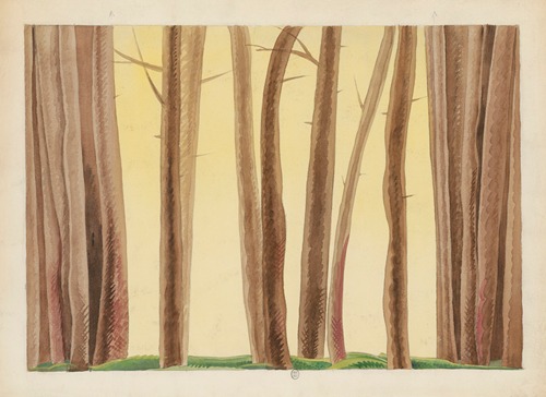 Bifur – maquette de décor – neuvième tableau – la forêt