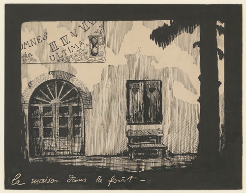 Bifur – maquette de décor – neuvième tableau – la maison dans la forêt