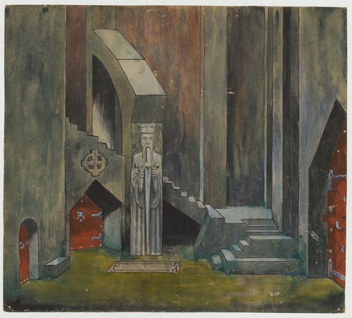 La Tragique Histoire d’Hamlet, prince de Danemark – maquette de décor