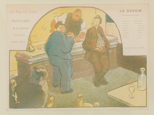 Le Théâtre Libre – Programme – du 4me spectacle – de la Saison – 1892-1893