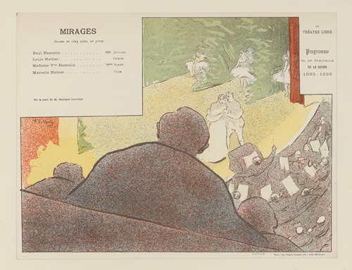 Le Théâtre Libre – Programme – du 5me Spectacle – de la Saison – 1892-1893