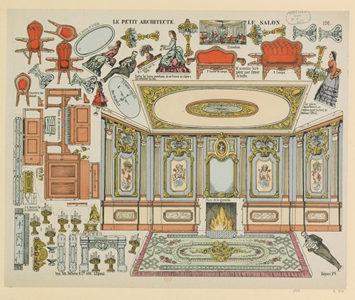 Le petit architecte. 106, Le salon