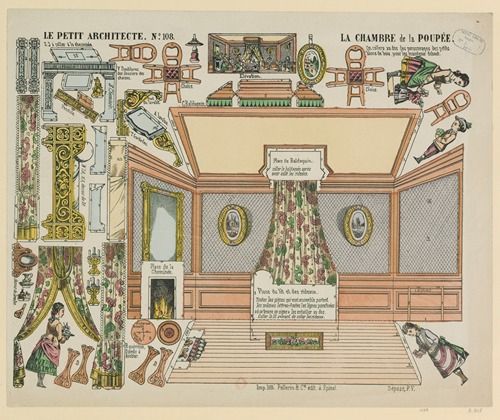 Le petit architecte. N° 108, La chambre de la poupée