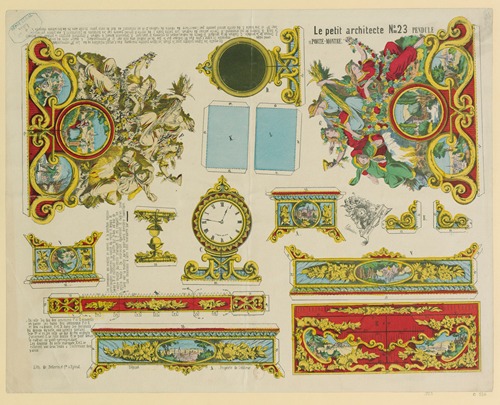 Le petit architecte. N°23, Pendule et porte-montre