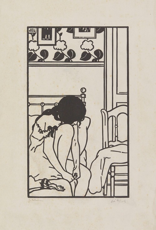 Le cor au papier peint à fleurs – Toilettes