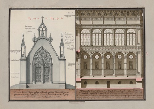 Nouveau portail d’église appliqué au temple supérieur d’Isis, bâti par les Gaulois et conservé par François 1er