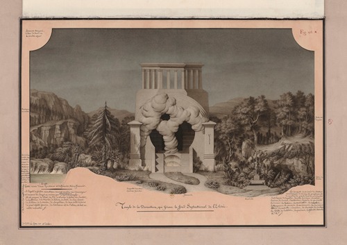 Temple de la devination, qui forme le fond septentrional de l’Elisée