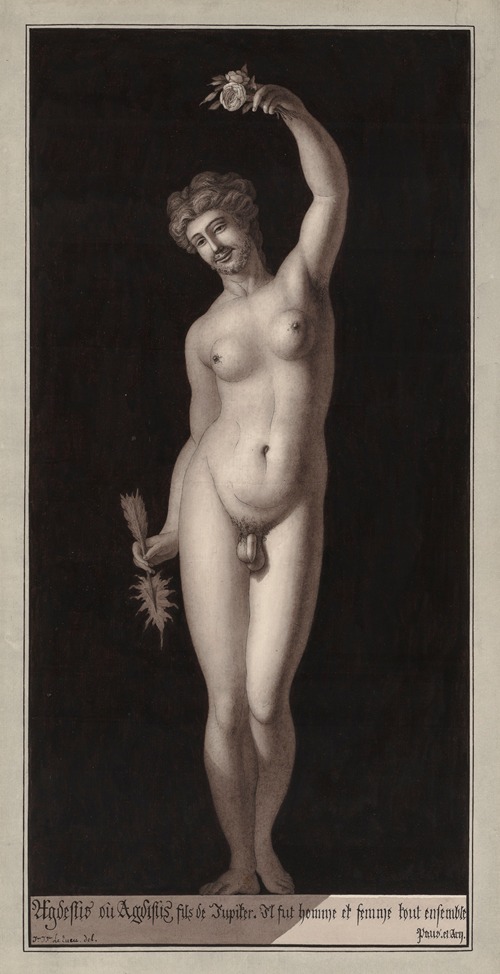 Agdestis ou Agdistis, fils de Jupiter, il fut homme et femme tout ensemble