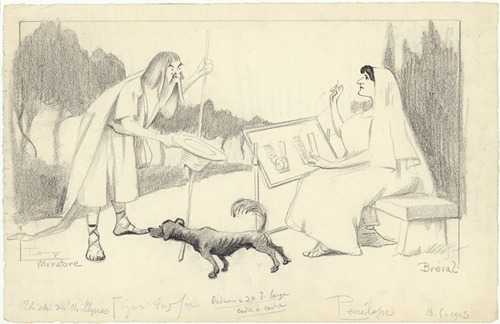 Muratore et Bréval dans ‘Pénélope’ de René Fauchois, musique de Gabriel Fauré