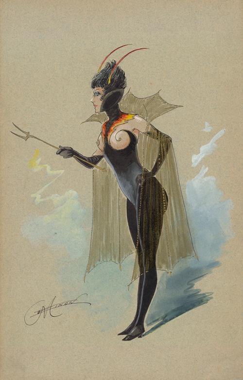 Costumes de revue – onze maquettes de costumes