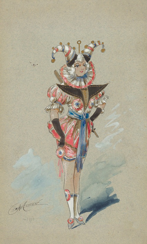 Costumes de revue – onze maquettes de costumes