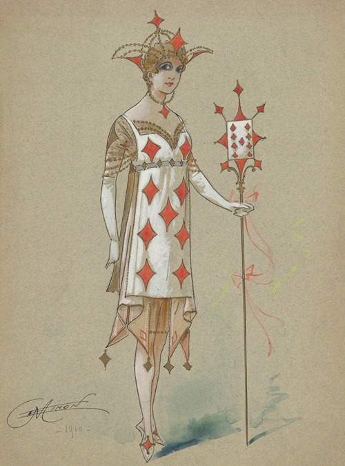 Costumes de revue – onze maquettes de costumes