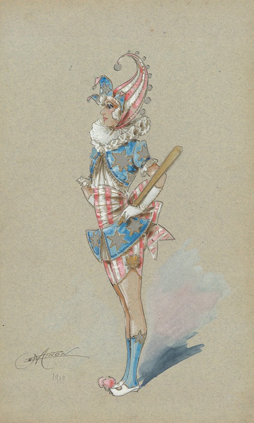 Costumes de revue – onze maquettes de costumes