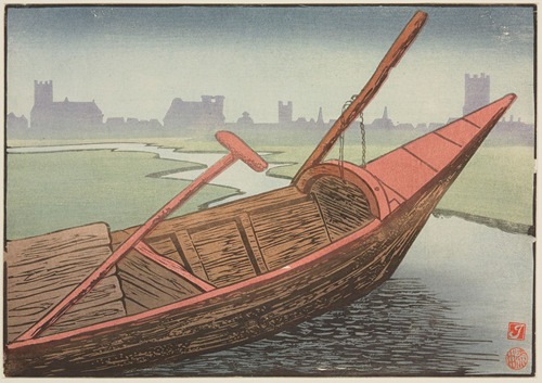 Barque dans les marais de Saint-Omer