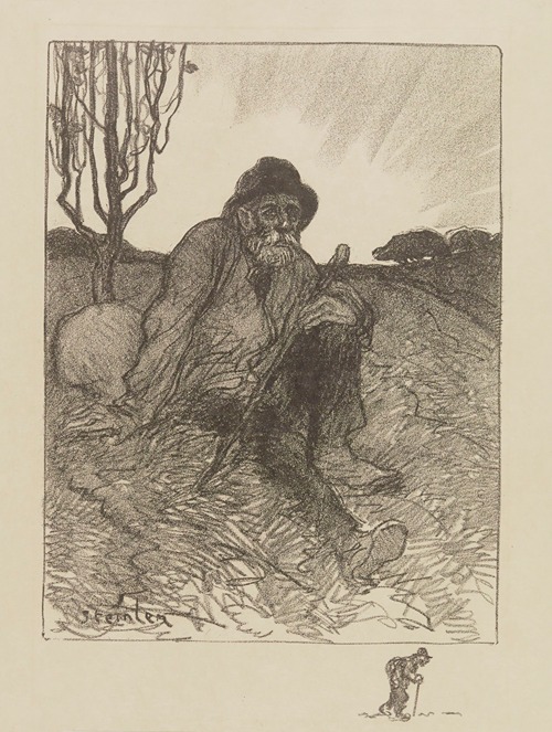 Chemineau assis