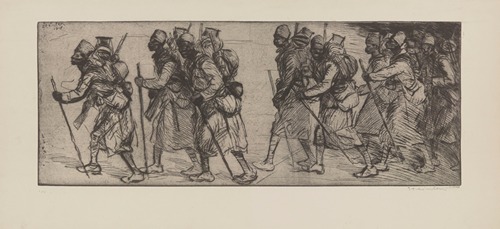 Des Sénégalais passent