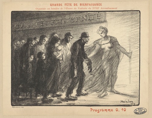 Programme, Grande fête de bienfaisance organisée au bénéfice de l’oeuvre du vestiaire du XVIIIe arrondissement