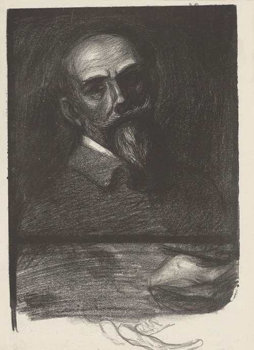 Steinlen de face tête inclinée