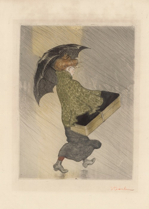 Trottin sous la pluie
