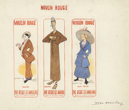 Allems, Morton, Gaby Deslys dans ‘Par dessus les moulins’ de Paul Ardot et Georges Briquet