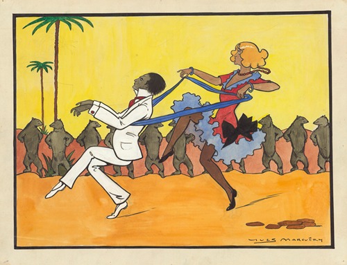 Gaby Deslys et Harry Pilcer dans ‘La revue de Marigny’ de Michel Carré et André Barde