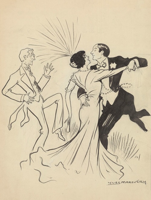 Georges Tréville, Jane Alba et Henry Defreyn dans ‘La divorcée’ de Victor Léon