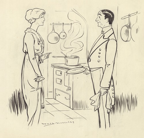 Louise Bignon et Louis Gauthier dans ‘Le valet de coeur’ de Louis Gilbert