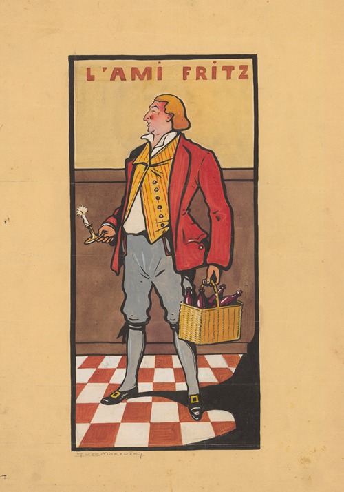 Maurice de Féraudy dans ‘L’ami Fritz’ de Emile Erckmann et Alexandre Chatrian