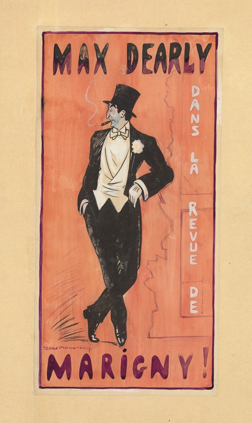 Max Dearly dans ‘La revue de Marigny’, de Gabriel Tommory et Maurice de Marsan