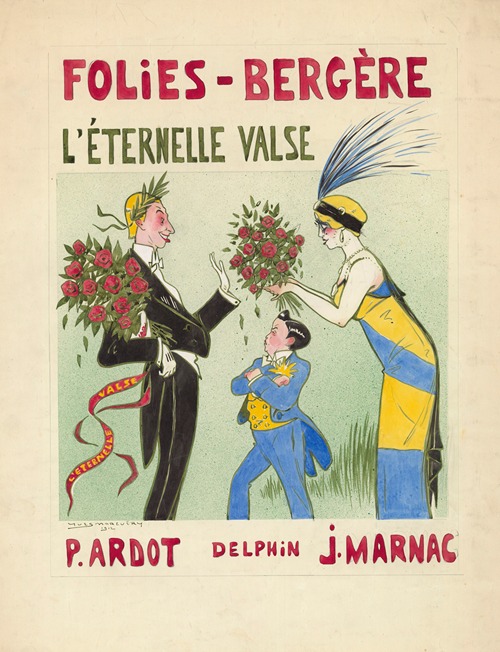 Paul Ardot, Delphin et Jane Marnac dans ‘L’éternelle valse’ de Austen Hurgon