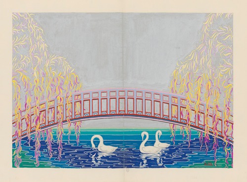 Les Ponts – maquette de décor
