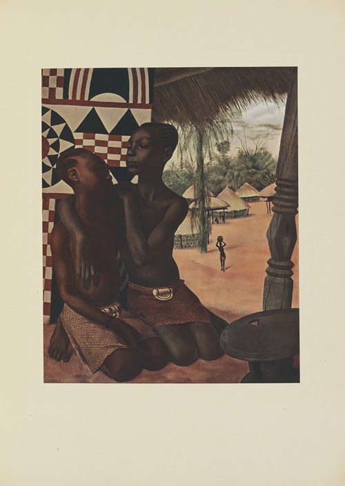 Titi et Naranghè, filles du chef Eki Bondo (Haut Ouellè)