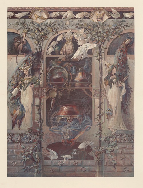 Naturalistische Decorationsmalereien Pl.2
