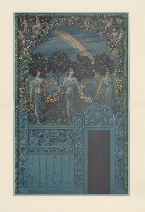 Naturalistische Decorationsmalereien Pl.6