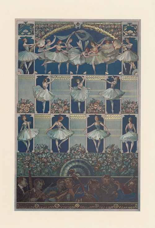 Naturalistische Decorationsmalereien Pl.7