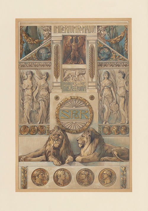 Naturalistische Decorationsmalereien Pl.8