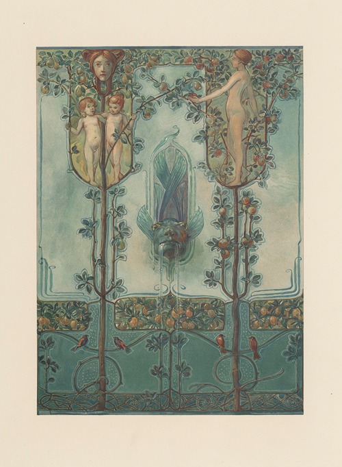 Naturalistische Decorationsmalereien Pl.9