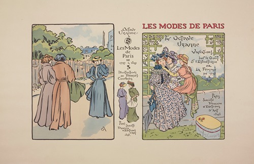 Les modes de Paris – couverture de livre