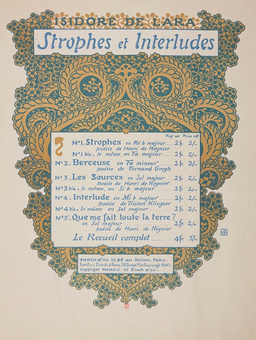 Strophes et interludes
